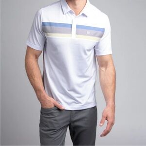 Travis Mathew Oh Life Golf Polo in White